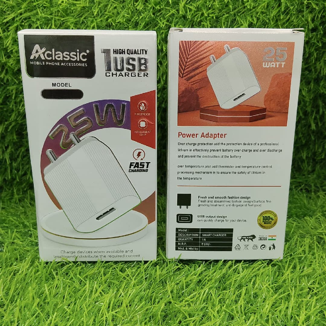 Aclassic 25w One Usb Charger