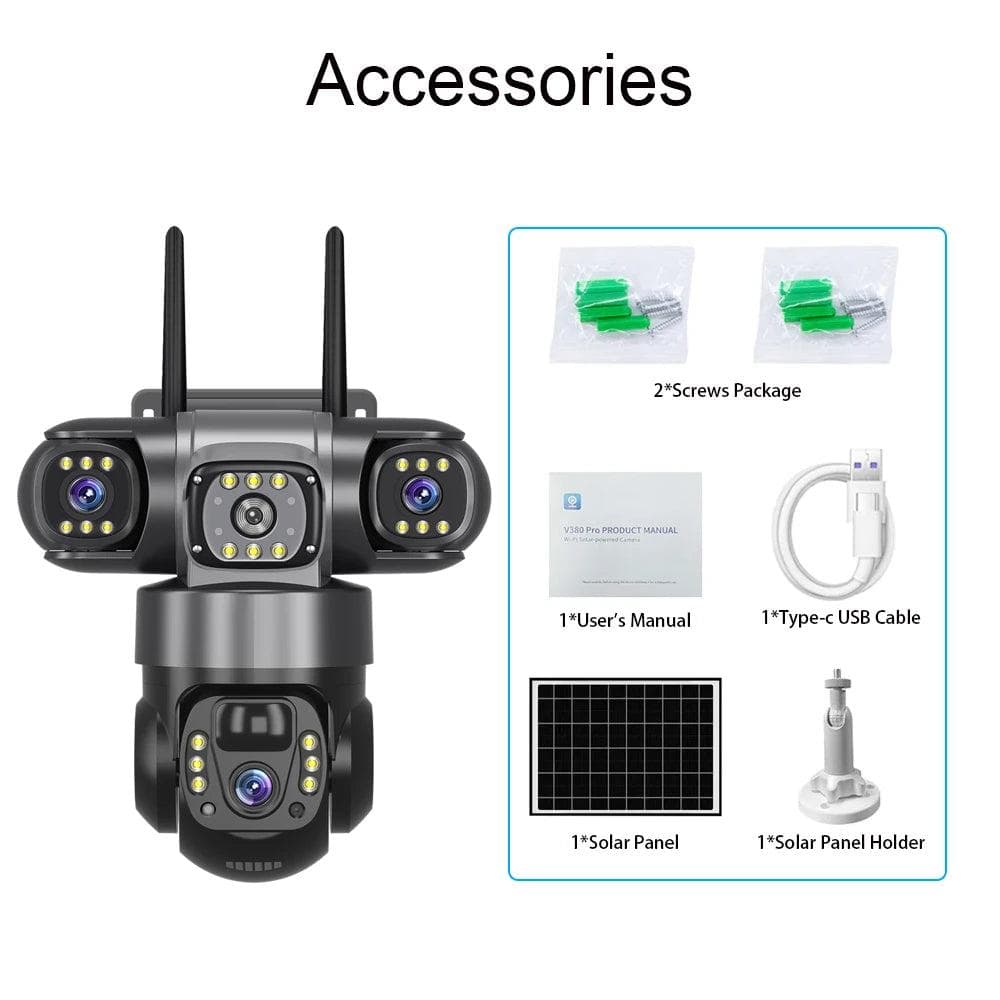 KT 912 3 Camera 4G Wireless Security Camera image 3