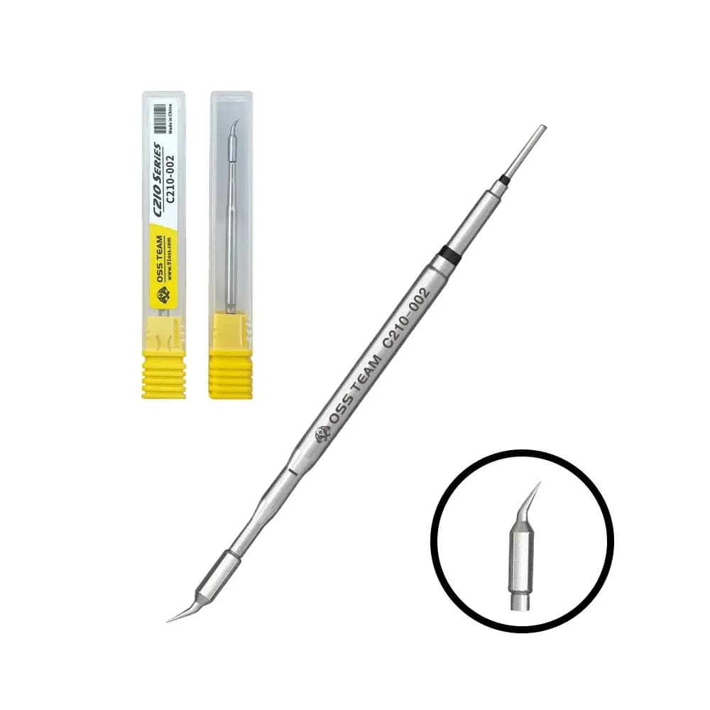 OSS TEAM C210 020 Series Straight Pointed Soldering Tip image 2