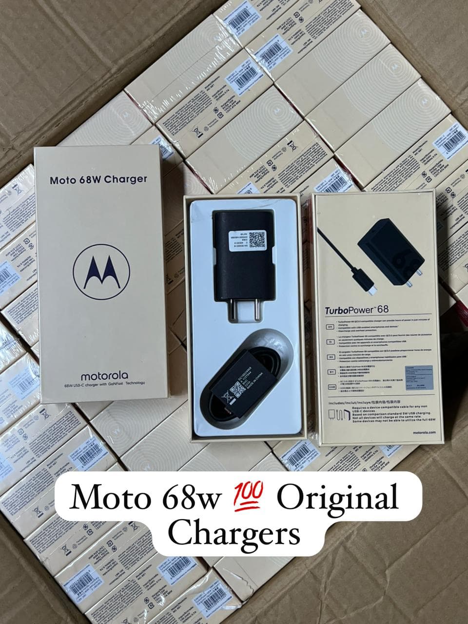Motorola TurboPower 68W USB-C Charger With GaNFast Technology