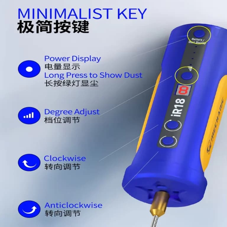 Mechanic IR 18 Glue Remover Motor