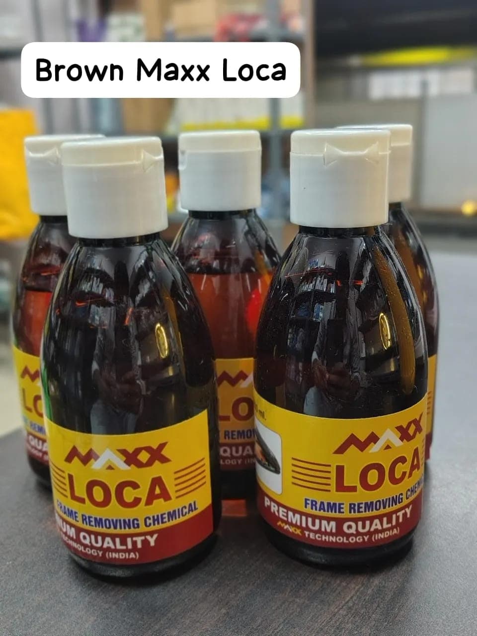 White / Brown Maxx LOCA Frame Removing Solution