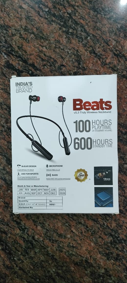 Beats V5.3 Truly Wireless Neckband image 2