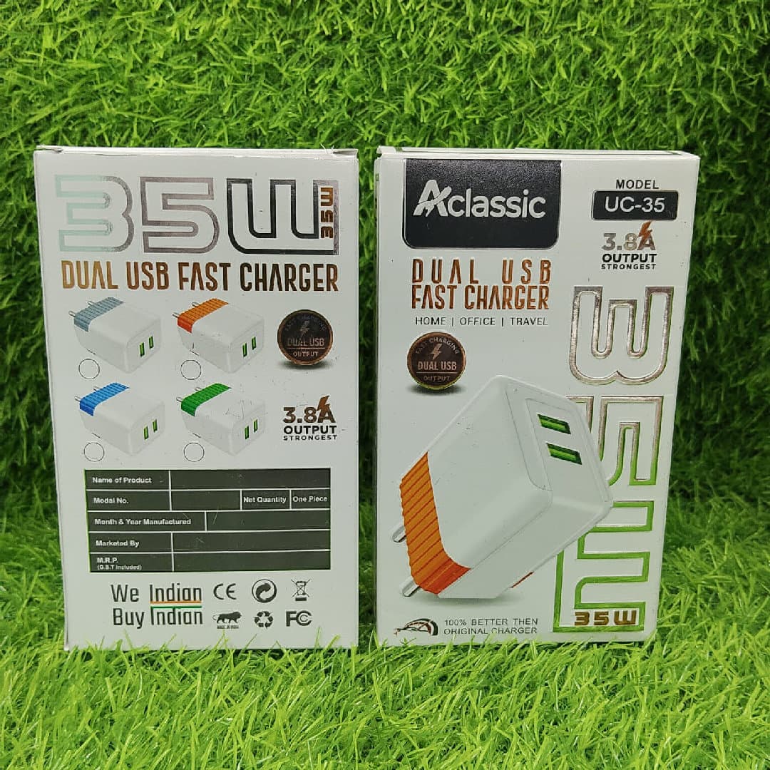 Aclassic 35w Double Usb Charger