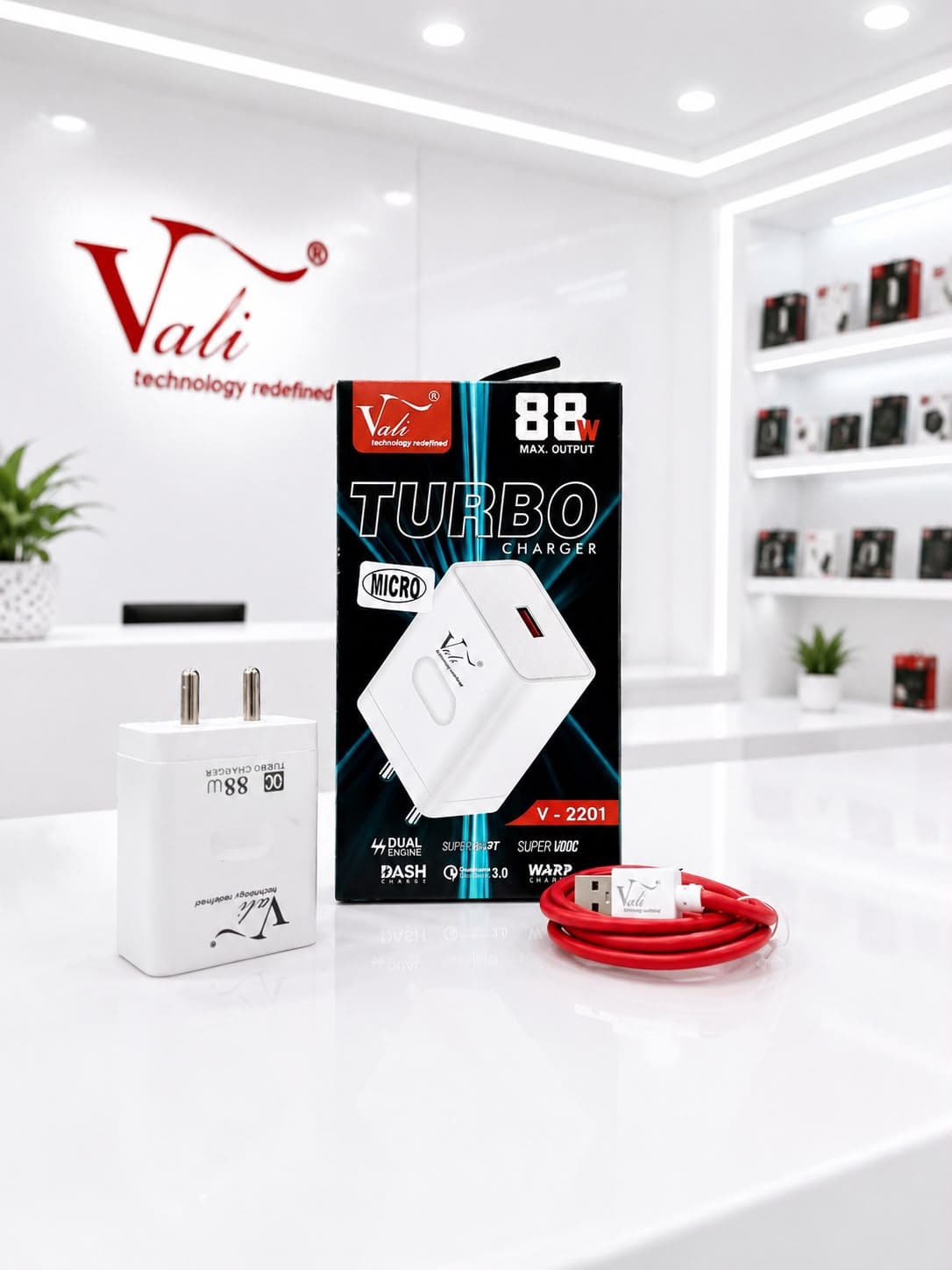 Vali Turbo Charger 88W (Model V-2201)