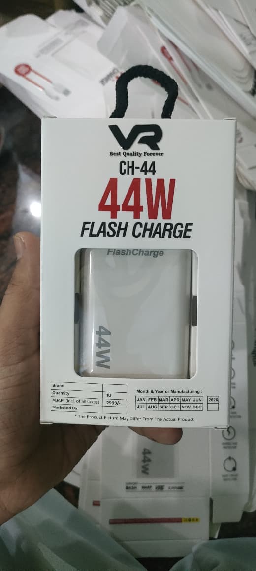 VR CH-44 44W Flash Charge Fast Charger Adapter