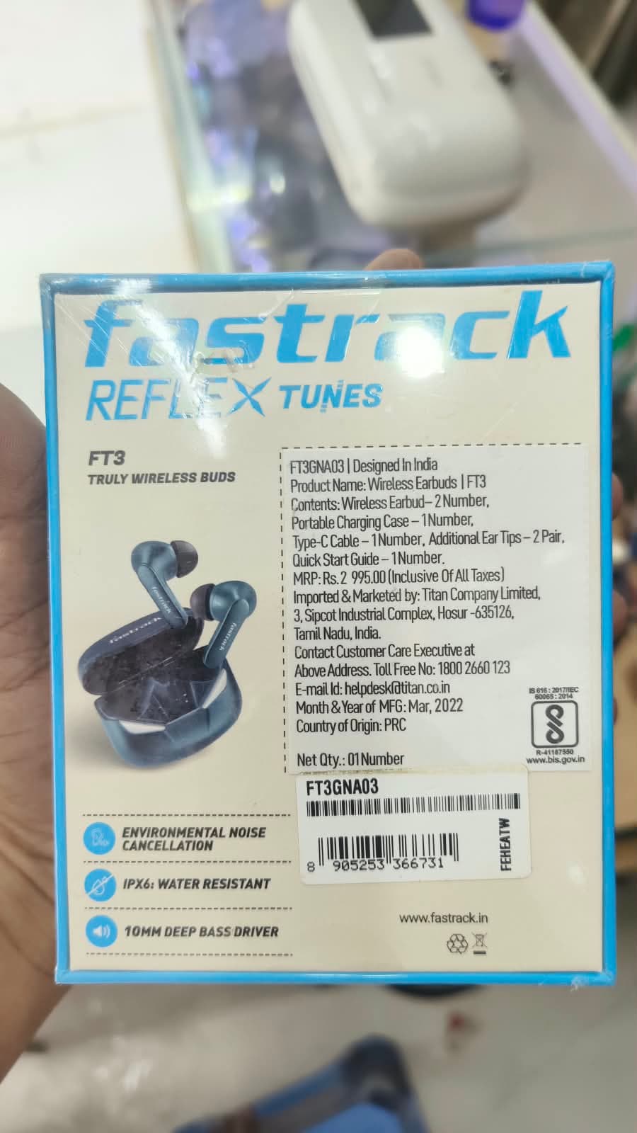 Fastrack Reflex Tunes FT3 Truly Wireless Earbuds image 2