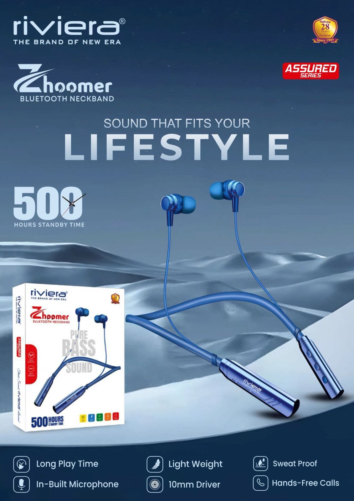 Riviera Zhoomer Bluetooth Neckband
