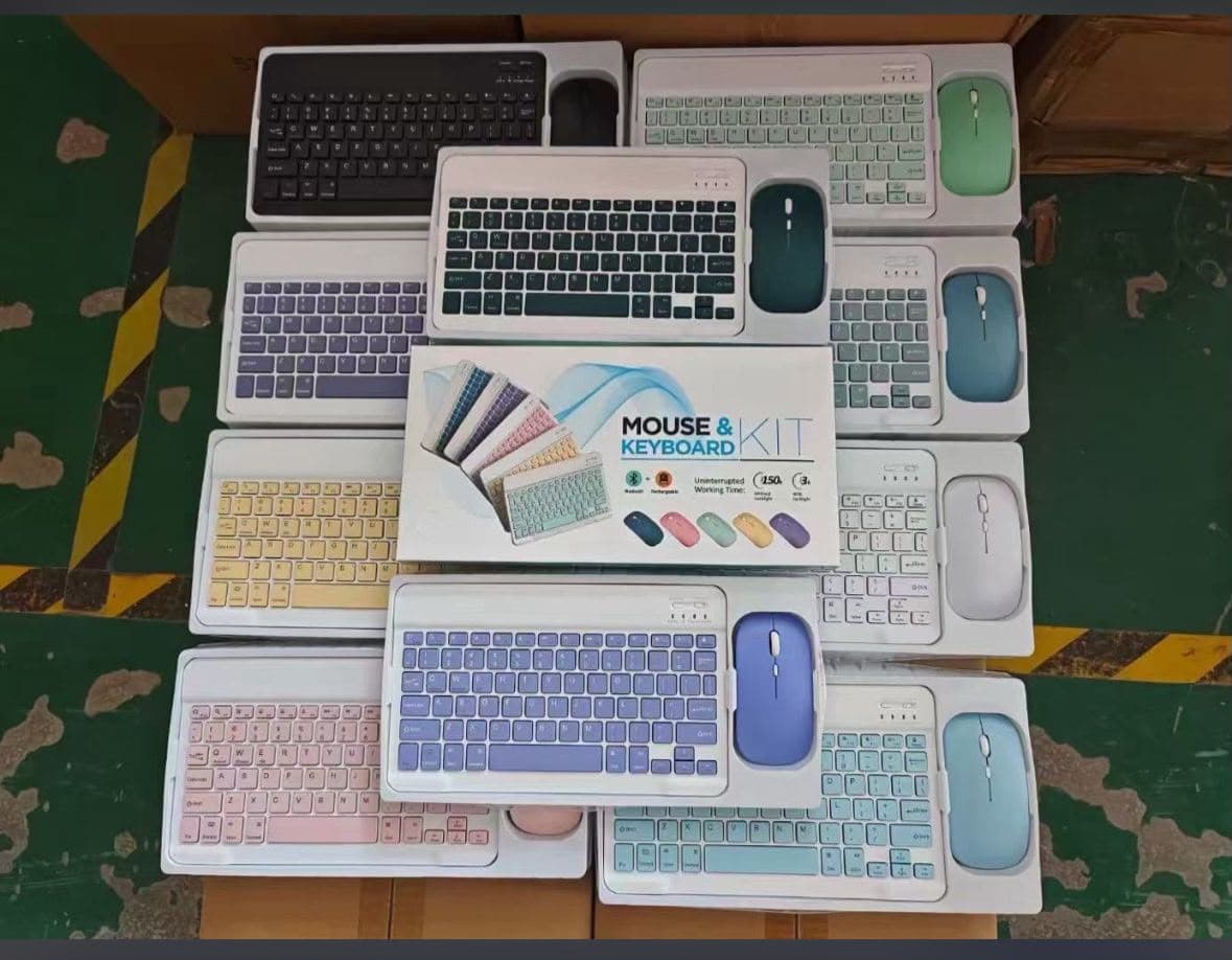 Universal Wireless Bluetooth Keyboard & Mouse Combo Kits