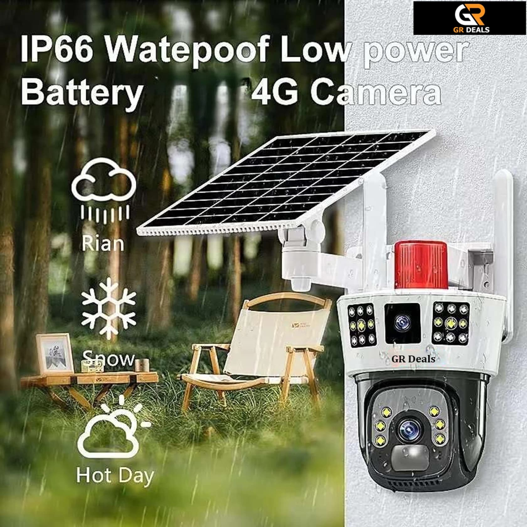 V380 Max 4G Solar CCTV Camera image 3