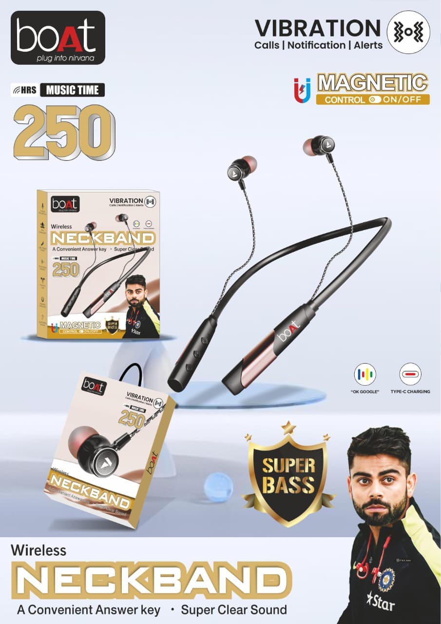 BoAt Wireless Neckband 250