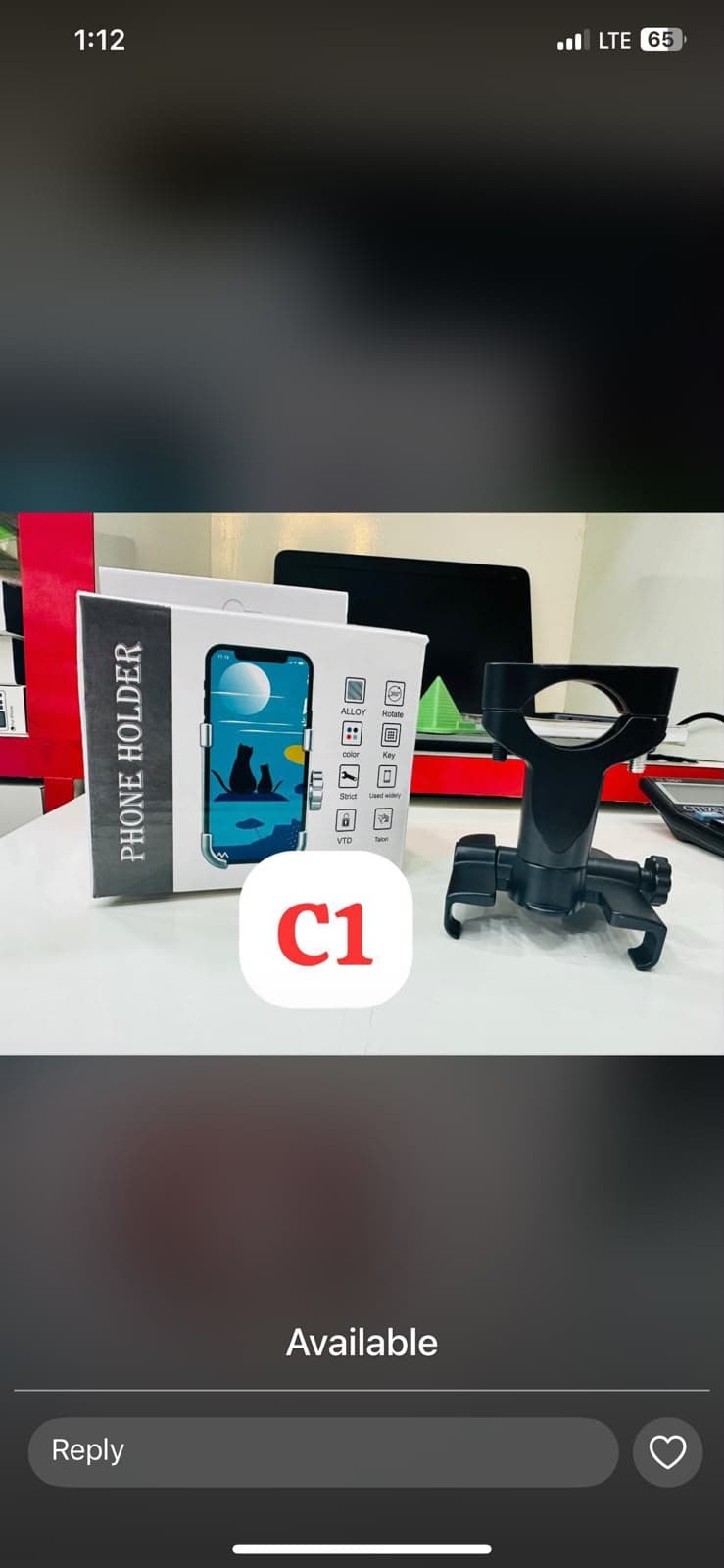 C1 Bike Mobile Holder