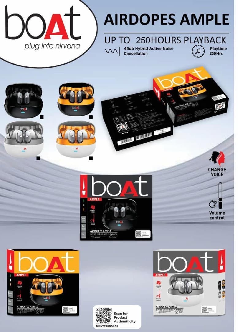 Boat Ample Buds Premium Quality