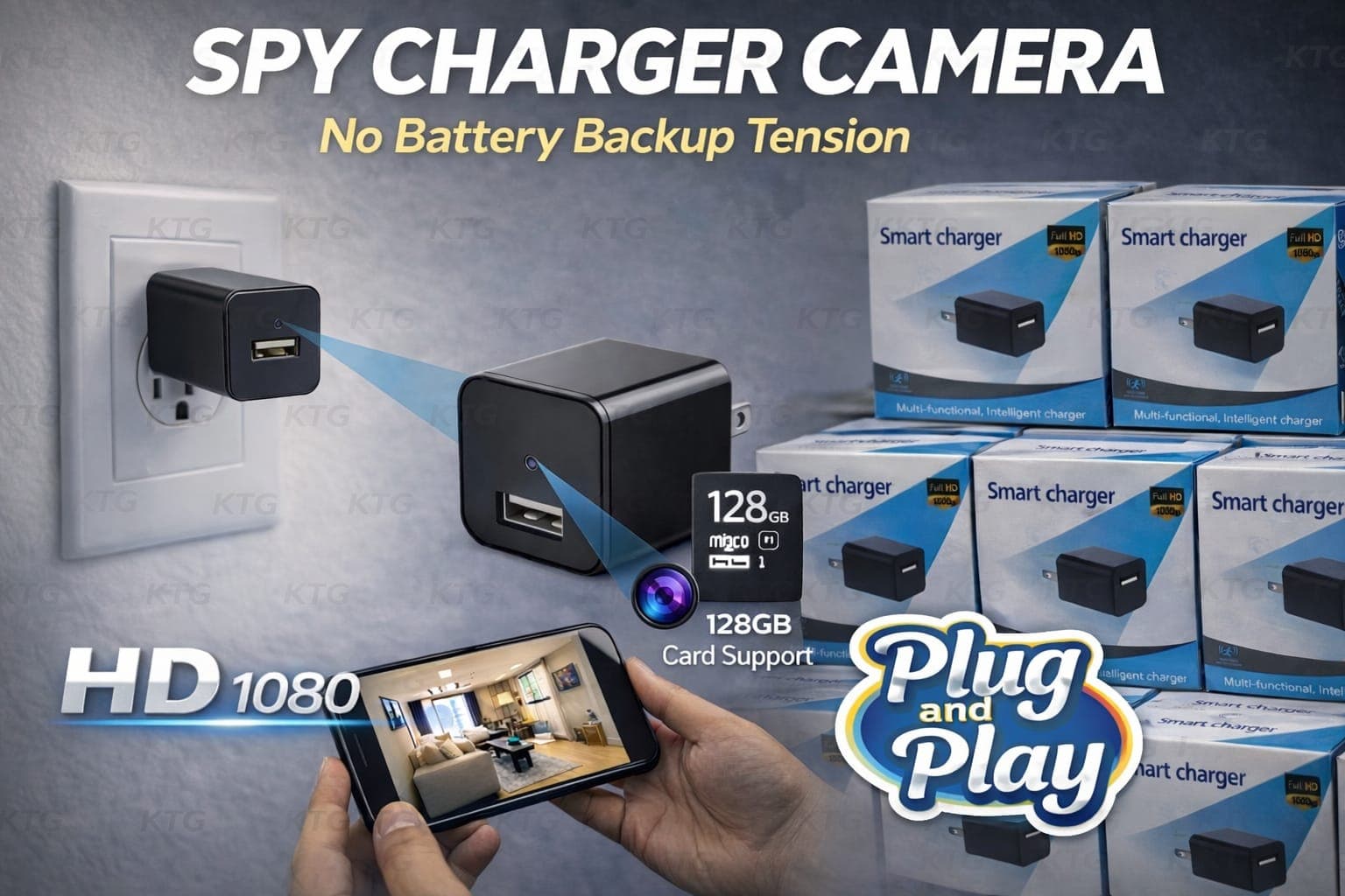 Spy Charger Camera image 3