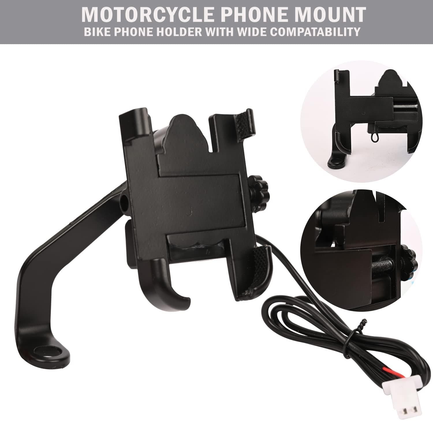 Universal Motorcycle Mobile Phone Holder image 2