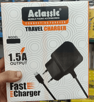 Travel Charger 1.5 Amp. V-8