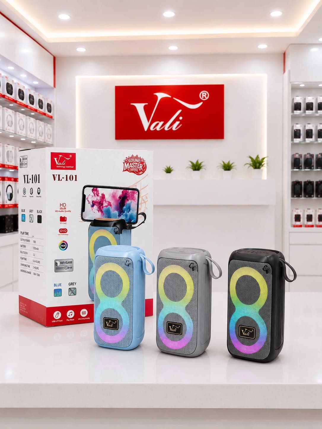 Vali VL-101 Sound Master Series Portable Bluetooth Speaker