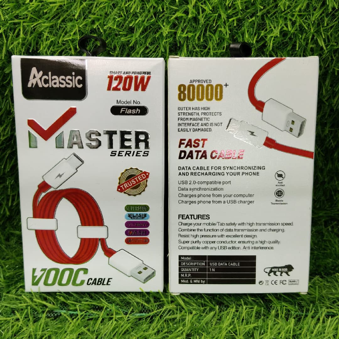 Master Series Flash 120WVOOK Cable