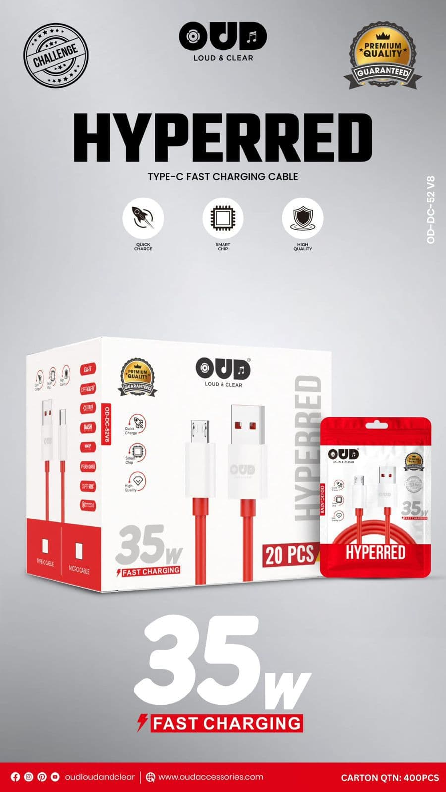 Oud 35W MICRO USB DATA CABLE