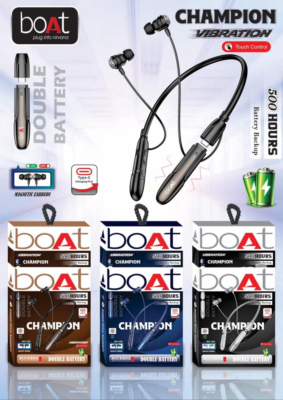 BoAt Champion Vibration Wireless Neckband