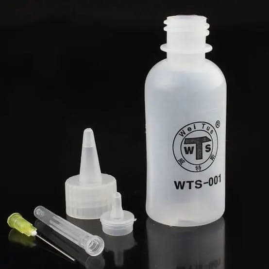 WTS 001 Plastic Dispenser Bottle with Needle Tip
