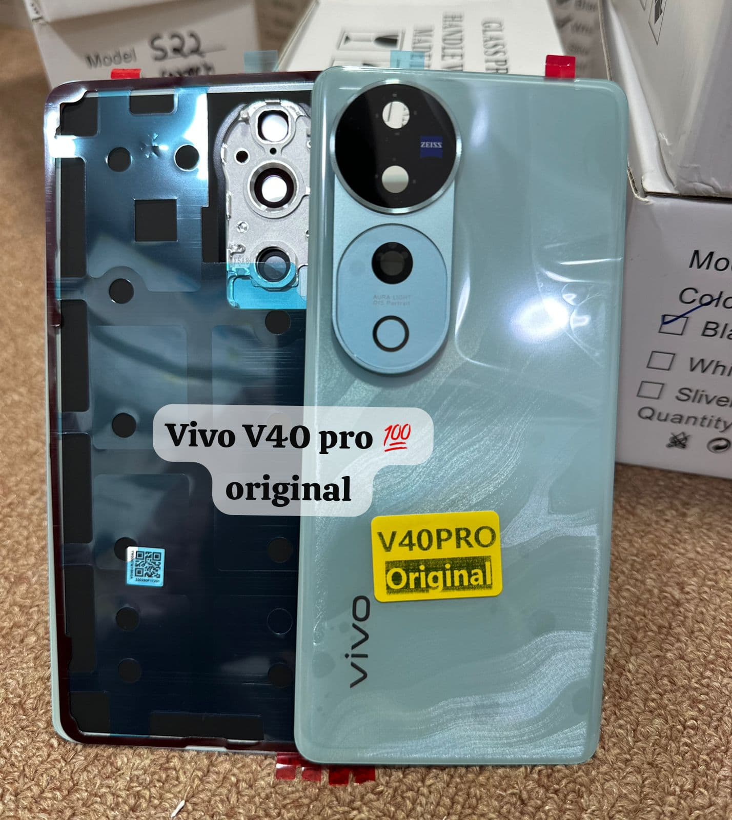 Vivo V40 Pro 5G Back Panel (Back Glass with Camera Lens)