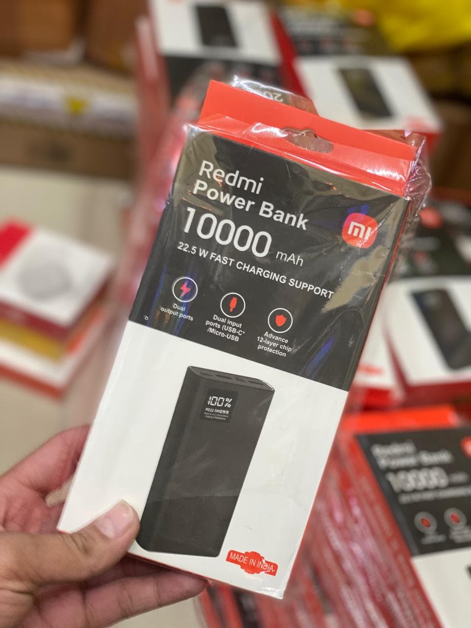 Redmi Power Bank 10000mAh 22.5W Fast Charging