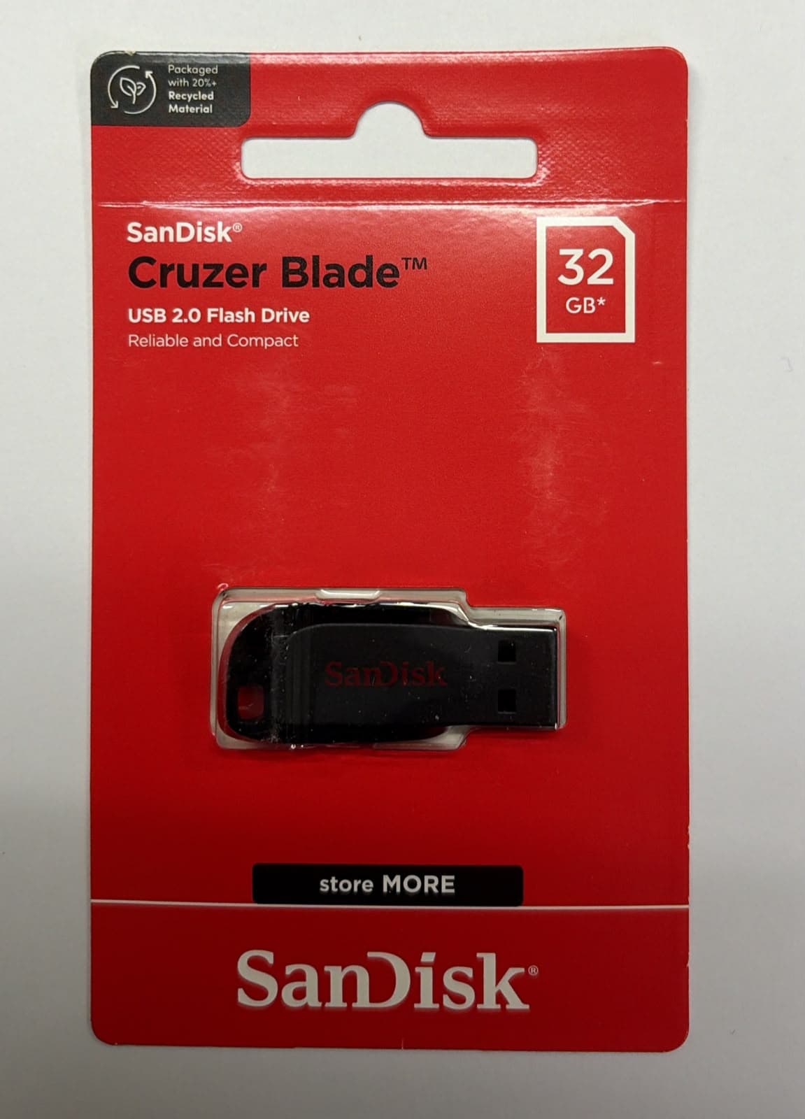 SanDisk Cruzer Blade 32GB USB 2.0 Flash Drive