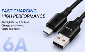 GINEX GX-28M – 6A USB To Micro Fast Charging Cable image 3