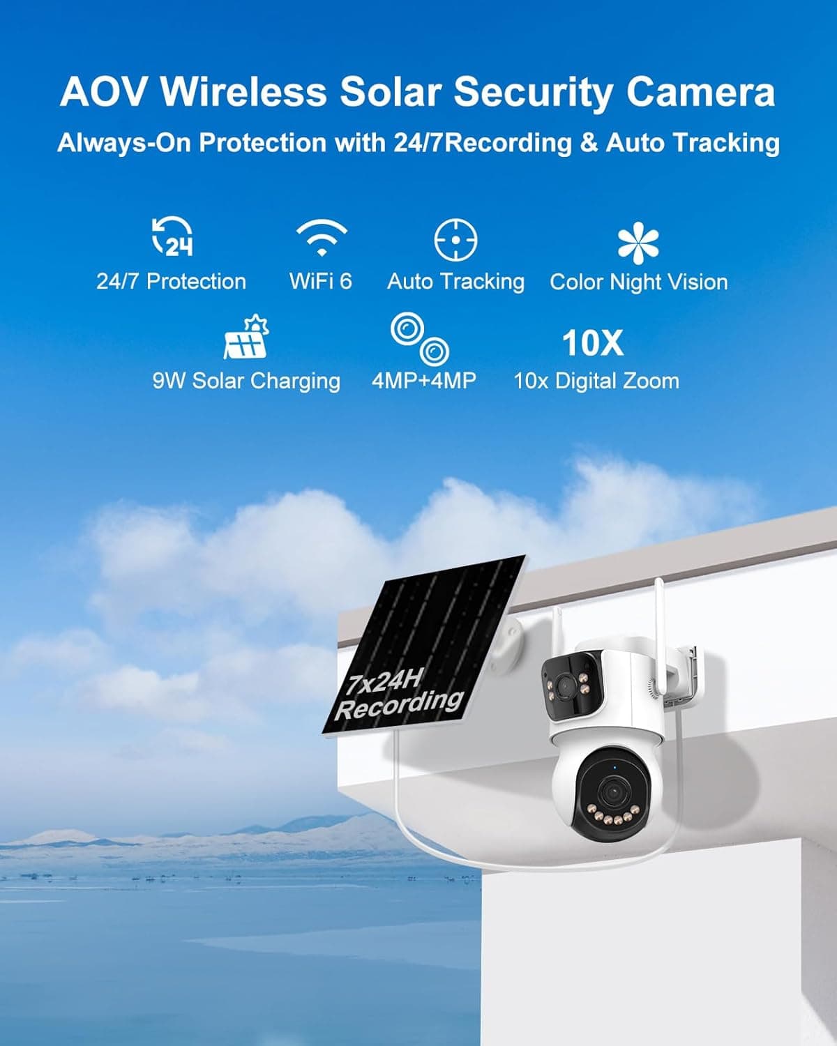 AOV 4K Smart PTZ Security Camera image 2