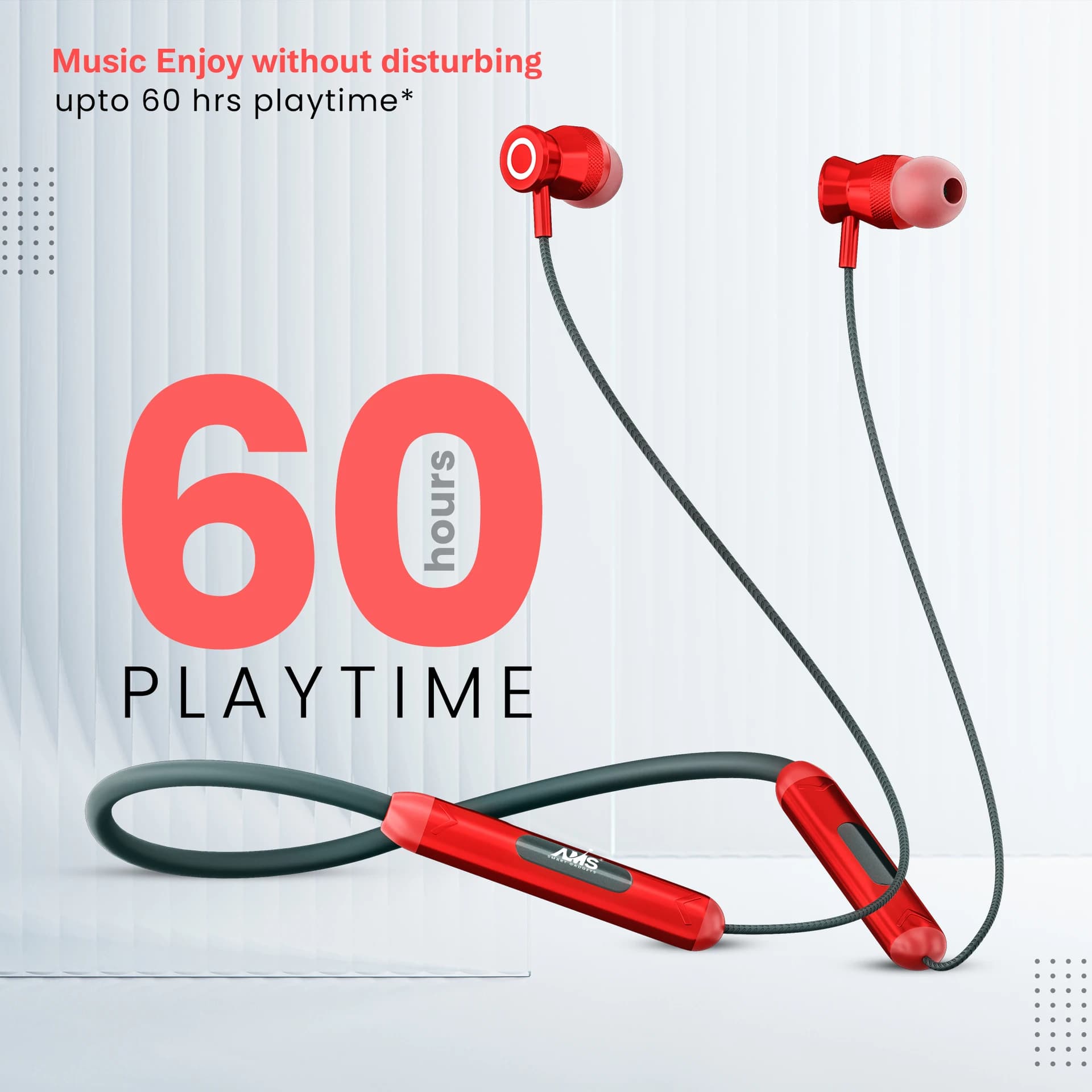 BT Boom Wireless Neckband Earphones image 4