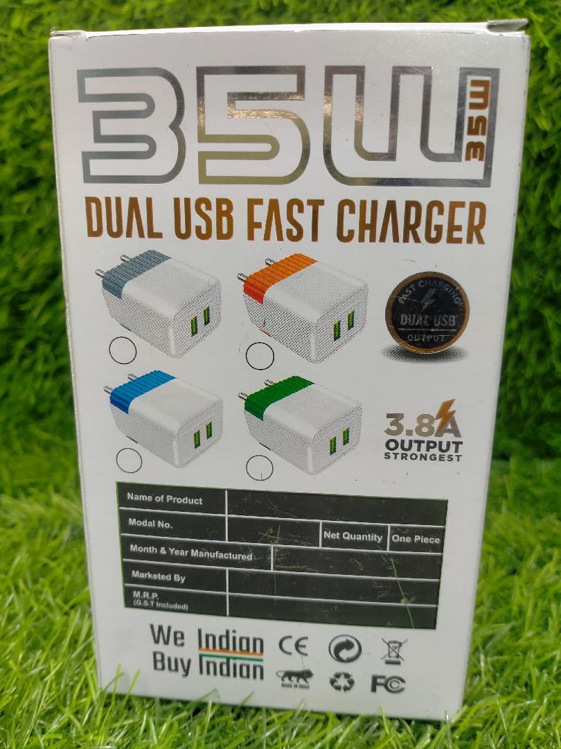 35W DUAL USB FAST CHARGER UC-35 image 2