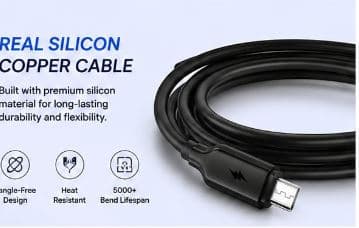 GINEX GX-28M – 6A USB To Micro Fast Charging Cable image 2