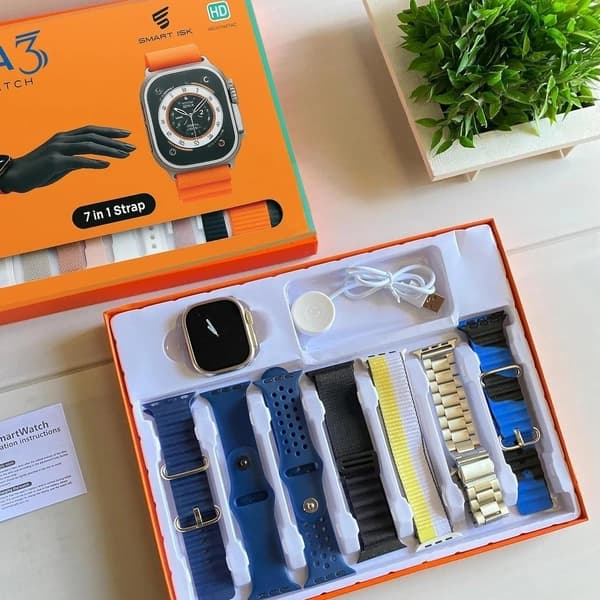 Ultra 3 Smart Watch 7-in-1 Strap Combo Pack image 2
