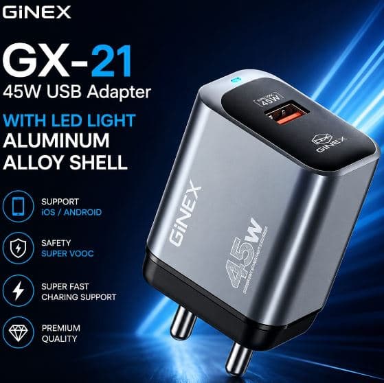 Ginex GX-21 45W USB To Lightning Charger. image 2