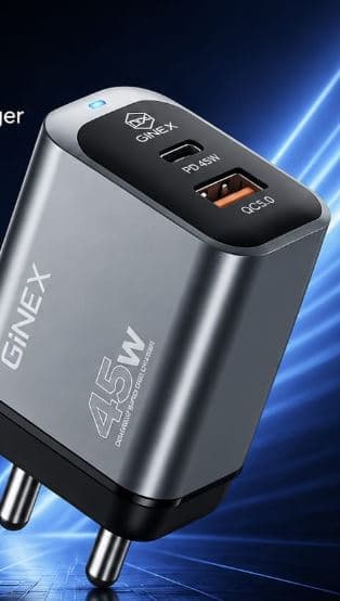 GiNEX GX-21 45W Type-C To Type-C Fast Charger. image 2
