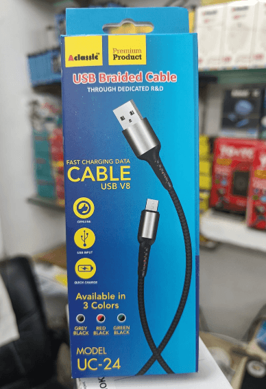 Usb Braided Cable UC-24 image 2