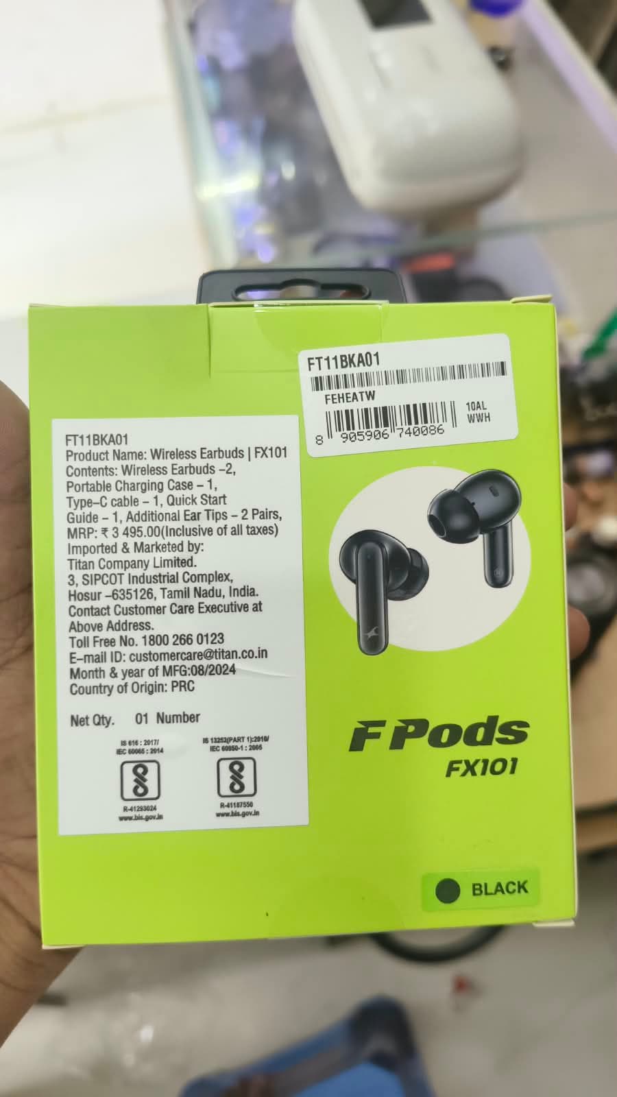 Fastrack FPods FX101 True Wireless Stereo (TWS) Earbuds image 2